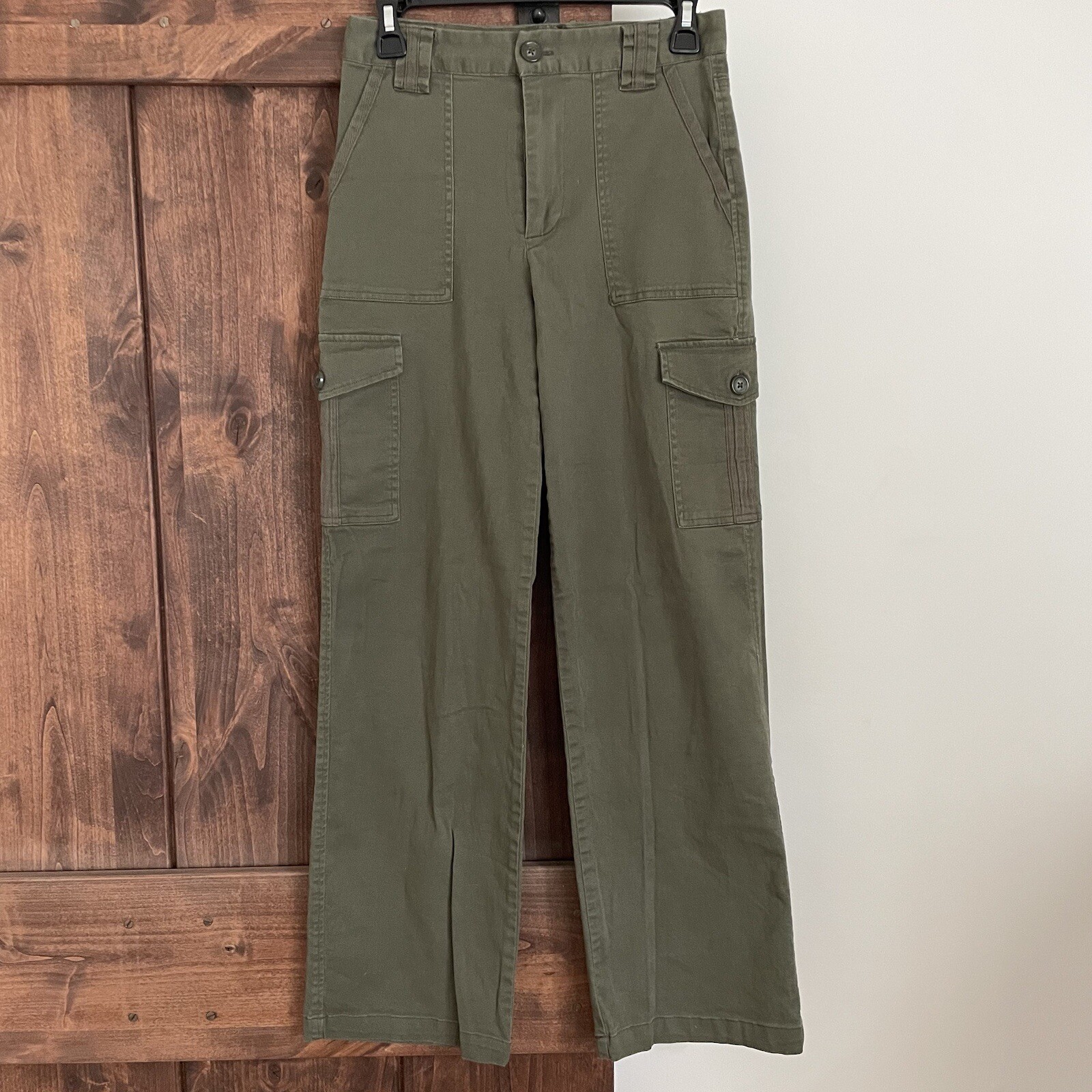 Rewind Cargo Pants Womens Size 5 Juniors 27W Army Green Y2K Grunge VTG Gorpcore-image
