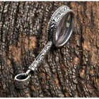 Magnifying Glass 925 Sterling Silver Pendant Gothic