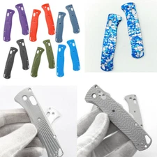 1Pair Aluminum Micarta G10 Handle Patch Grip Scales For Benchmade Bugout 535 NEW