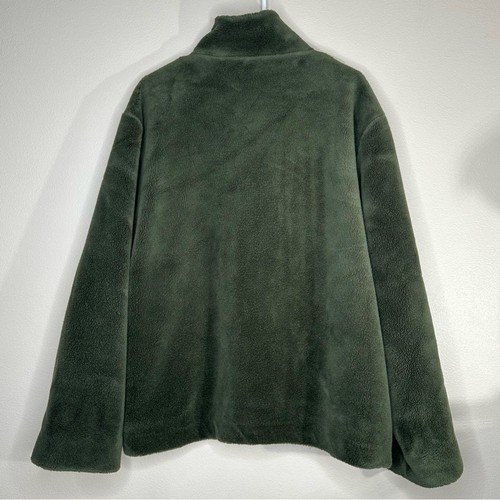 Denali Vintage Herren Plüsch Fleece gefütterte Jacke grün Gr. L Made in USA - Bild 2 von 8