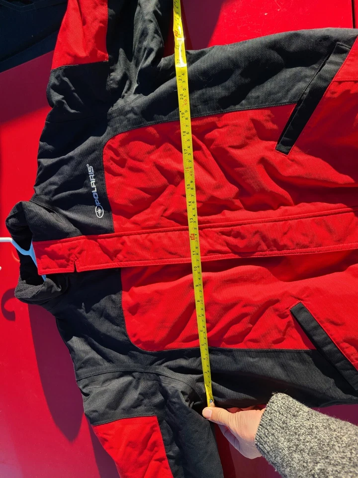 Abrigo chaqueta moto nieve polaris vintage talla juvenil xl rojo Foto 4 de 4