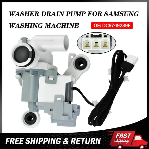 ✅REPLACEMENT FOR Samsung Washer Drain Pump DC97-19289F PX3516-01 DRAIN 120V 60Hz