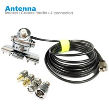 Car Radio Antenna Mount Bracket 5M PL259 SO239 Coaxial Feeder Extend Cable