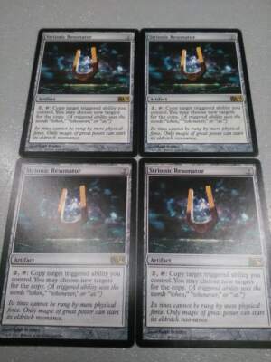 STRIONIC RESONATOR x 4 PLAYSET ENG - MTG CORE SET 2014 M14 - NEAR MINT