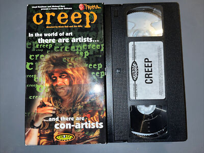 Troma Team Independent Creep VHS HTF ultra Rare Great Condition Lloyd Kaufman 1