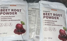 Micro Ingredients Organic Beet Root Powder-3 Bags 8oz Each 8/2024