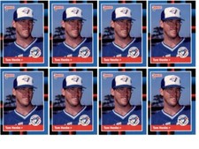 (8) 1988 Donruss #490 Tom Henke Toronto Blue Jays Card Lot