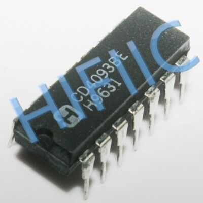 5x Circuits Intégrés CD4093BE CMOS DIP14 - Portes NAND Quadruples - Texas Instruments