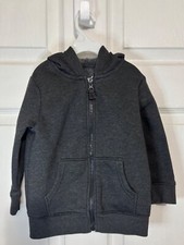 Cat  Jack Zip Up Hoodie Charcole Gray Girls Size 2T