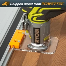 Router Guide Rail Adapter for Ryobi P601 & Ridgid R2911 Trim Routers (72024)