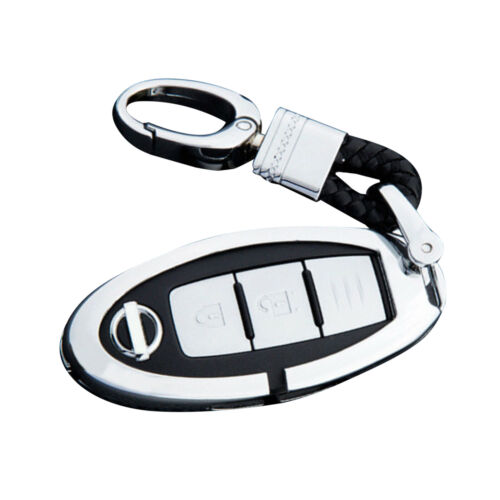 Alloy Car Remote Key Case Cover Shell Key Chain Hook For Nissan Infiniti Vehicle - Picture 1 of 15