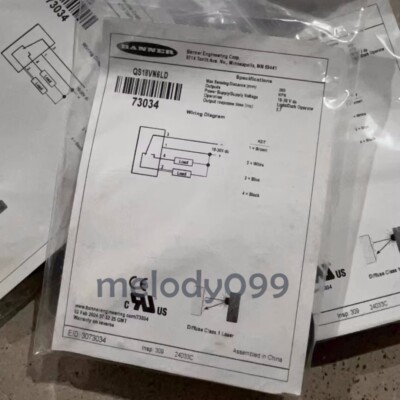 1pc New Banner QS18VN6LD Switch sensor 73034 Quick delivery