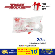 100 Pieces 20ml Prime Enema Pump, Pump For Instant Constipation Relief DHL