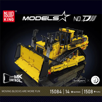 Mould King Bulldozer D11 Traktor Modell Kettenfahrzeug Bagger Fernbedienung