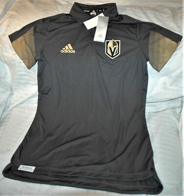 Las Vegas Golden Knights Adidas Prime Blue polo golf shirt