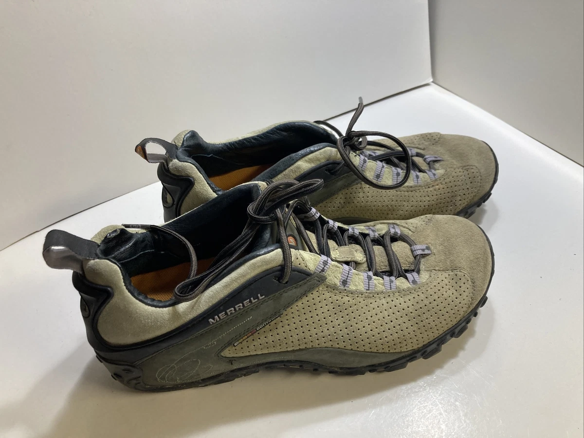 Merrell Leather Elm/lime Hiking Shoes Size 9 | eBay