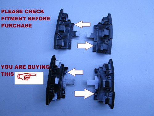 BLACK STEERING WHEEL RADIO CONTROL BUTTONS FOR HOLDEN VY VZ CALAIS NEW PAIR - Picture 3 of 12