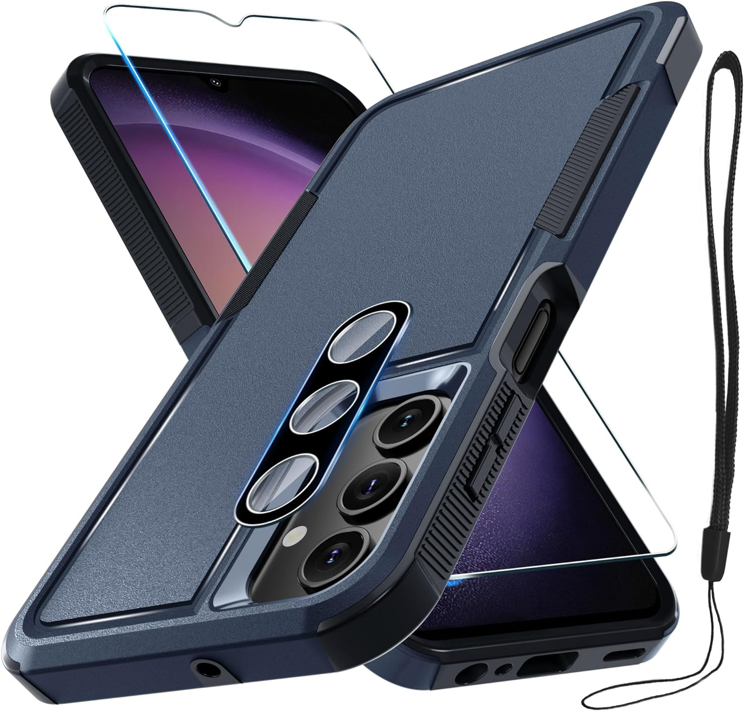 Case for Samsung Galaxy A15 5G, Full Body Heavy Duty Rugged Shockproof Protectiv