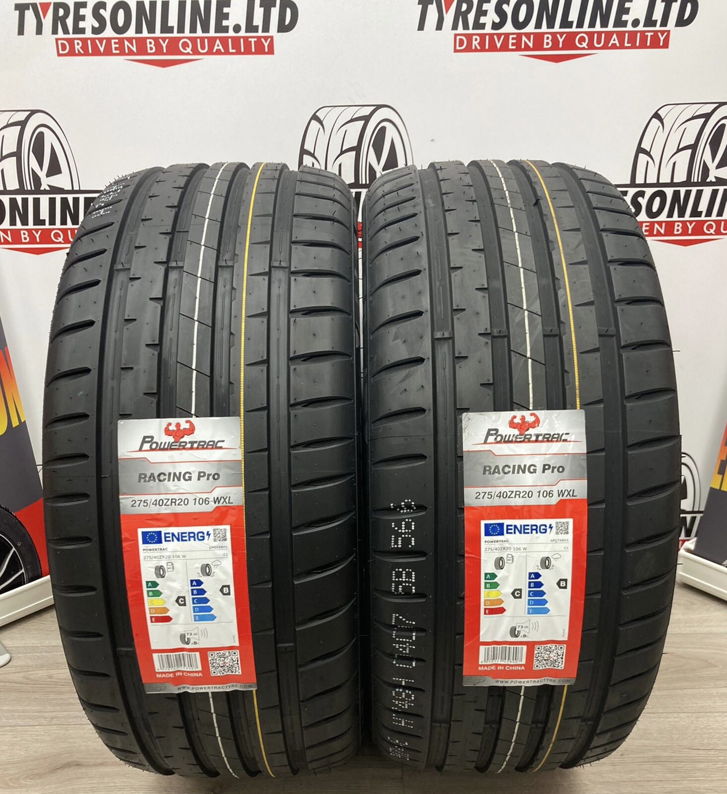 4 X 275 40 20 POWERTRAC 275/40R20 106W XL NEW TYRES M+S AMAZING C B ...