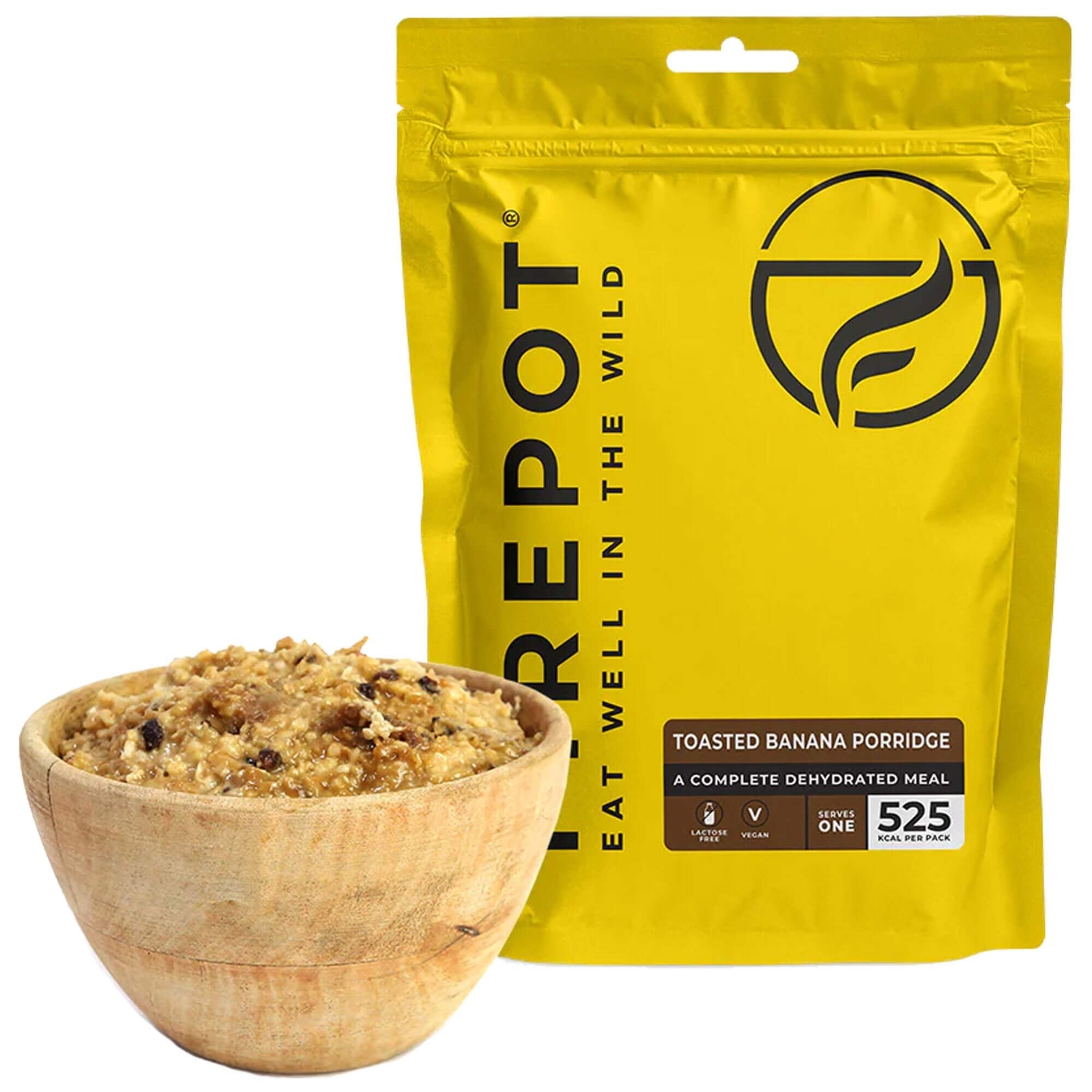 Firepot Toasted Banana Porridge 125g 525kcal Dehydrated Breakfast