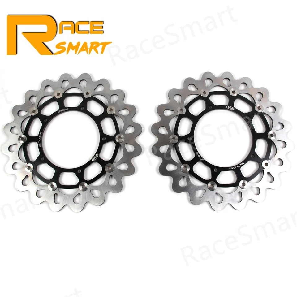 Discos de rotores de freno delanteros traseros para Yamaha FZ1 2006-2014 FZ1 Fazer ABS 2007-2012 Foto 4 de 4