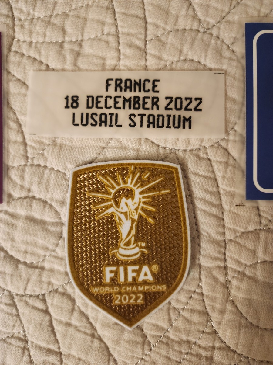 World Cup Champion Winner 2022 Patch Set Match Detail ARGENTINA
