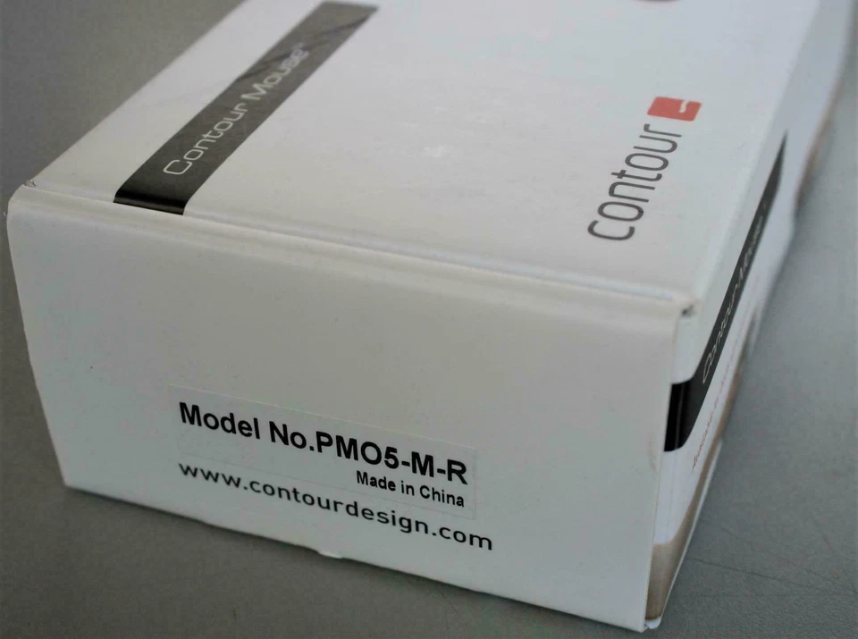 NEW Contour Design WHITE Perfit Mouse Non-Scroll Optical Ergonomic USB PMO5-M-R - Image 3 of 4