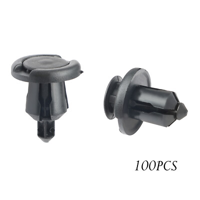 100PCS Plastic Bumper Fender Rivet Clips for Honda Accord Civic Pilot Acura