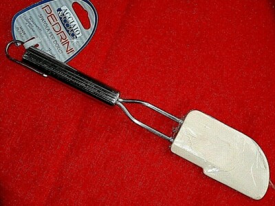 Pedrini Inox Stainless Steel 18/10 Spatula Scraper Handcrafted 11in