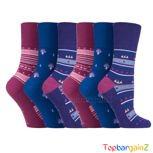 Ladies Gentle Grip Honeycomb Top Soft Cotton Non Elastic Diabetic Socks UK 4-8 - Picture 67 of 131