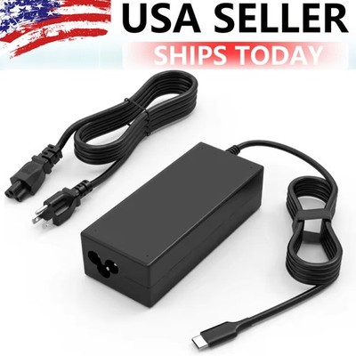 45W USB-C Type-C Power Laptop Charger For HP Chromebook Lenovo/Acer/Asus/Samsung