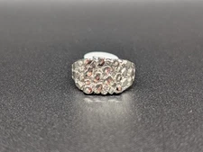 925 Silver Nugget Ring.  Size 9