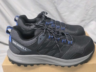 Merrell Nova 3 Carbon Fiber Work Shoes Black Blue J005481 Men Size 8.5M NWB