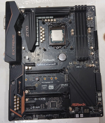 Asrock Z170 EXTREME4 Mainboard Sockel +Intel  Core  i7-6700 Prozessor/ Wasserküh