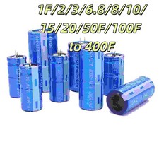 Super Condensatore 2.7V 1F/2/3/6.8/8/10/15/20/50F/100F to 400F Condensatore Farad