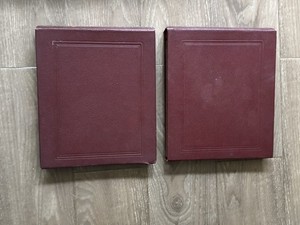 2 Vintage 12 Page Record Album Binder w/ 20 Vintage 78rpm Albums