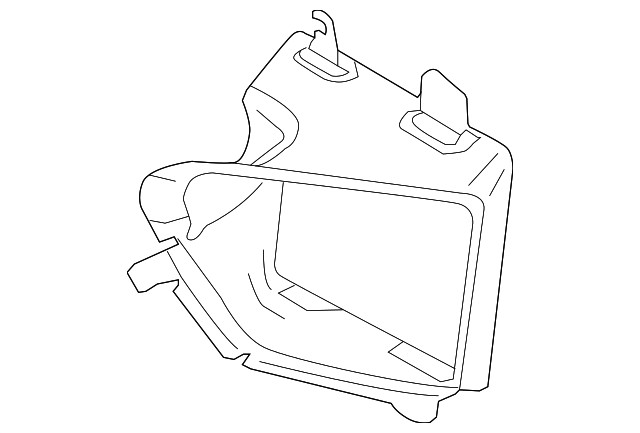 Genuine Volkswagen Radiator Support Air Duct 5G0-117-333
