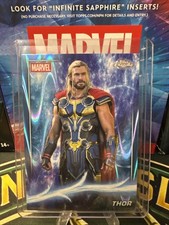 2025 Topps Chrome Marvel Studios Thor Sky Blue RayWave Refractor #134
