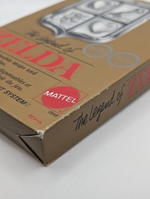 The Legend of Zelda (Nintendo NES, 1987) Gold Cart W/ Original Box Authentic