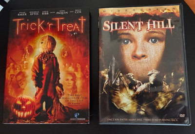 Trick 'R Treat (w/ Slipcover) & Silent Hill (with Bonus Disc) 2 Horror DVDs Used