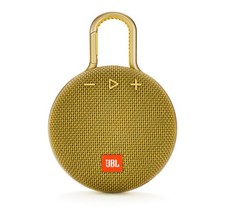 JBL Clip 3 Mustard Yellow Bluetooth Speaker Open Box Damaged Box