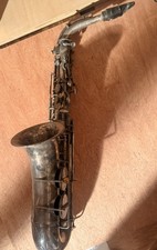 Vintage Hawkes & Son "Excelsior Sonorous Class A" Alto Saxophone &ndash; Silver Plated