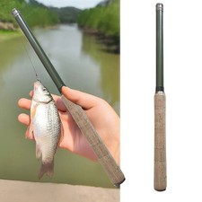 Canne à Pêche Carbone Poignée Confortable Sensibilité Améliorée Portabilit
