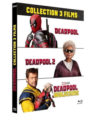 Deadpool Blu Ray Trilogy (1, 2 + Deadpool Vs Wolverine (Ryan Reynolds)