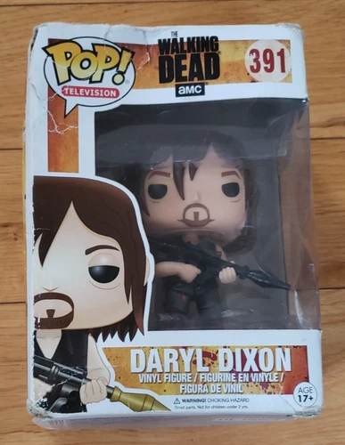 Funko Pop! The Walking Dead AMC #391, Daryl Dixon Vinyl Figure, Box Damaged