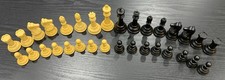 Drueke Players Choice Chess Pieces Plastic 3 5/8” King Vintage