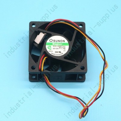 KDE1206PTV1 DC12V 1.4W 6025 6cm 3-wire silent fan #hj