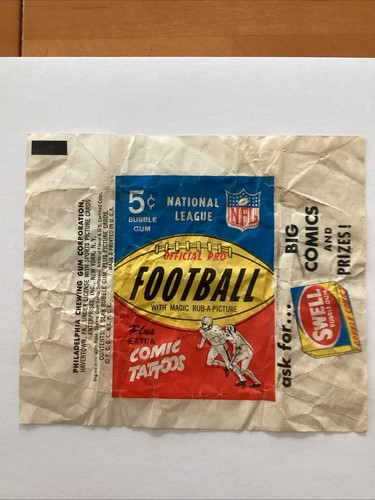 1965 Philadelphia 5-Cent Football Wrapper Swell Big Comics and Prizes Version