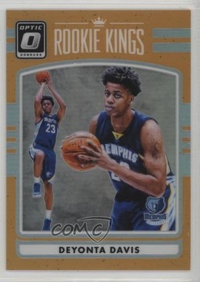 2016 Panini Donruss Optic Rookie Kings Orange Prizm /199 Deyonta Davis RC 07rd