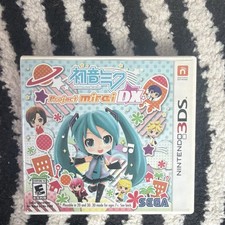 SEGA Hatsune Miku: Project Mirai DX Nintendo 3DS Música y baile con manual, AR aprox.